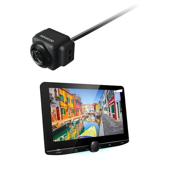 Kenwood DNR1007XR 10.1" Floating Panel Digital Navigation Receiver with CMOS-740HD Hi Def Backup Camera