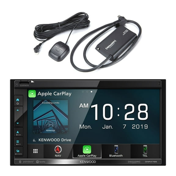 Kenwood DNR476S Digital Multimedia/Navigation Receiver with SXV300V1 SiriusXM Tuner