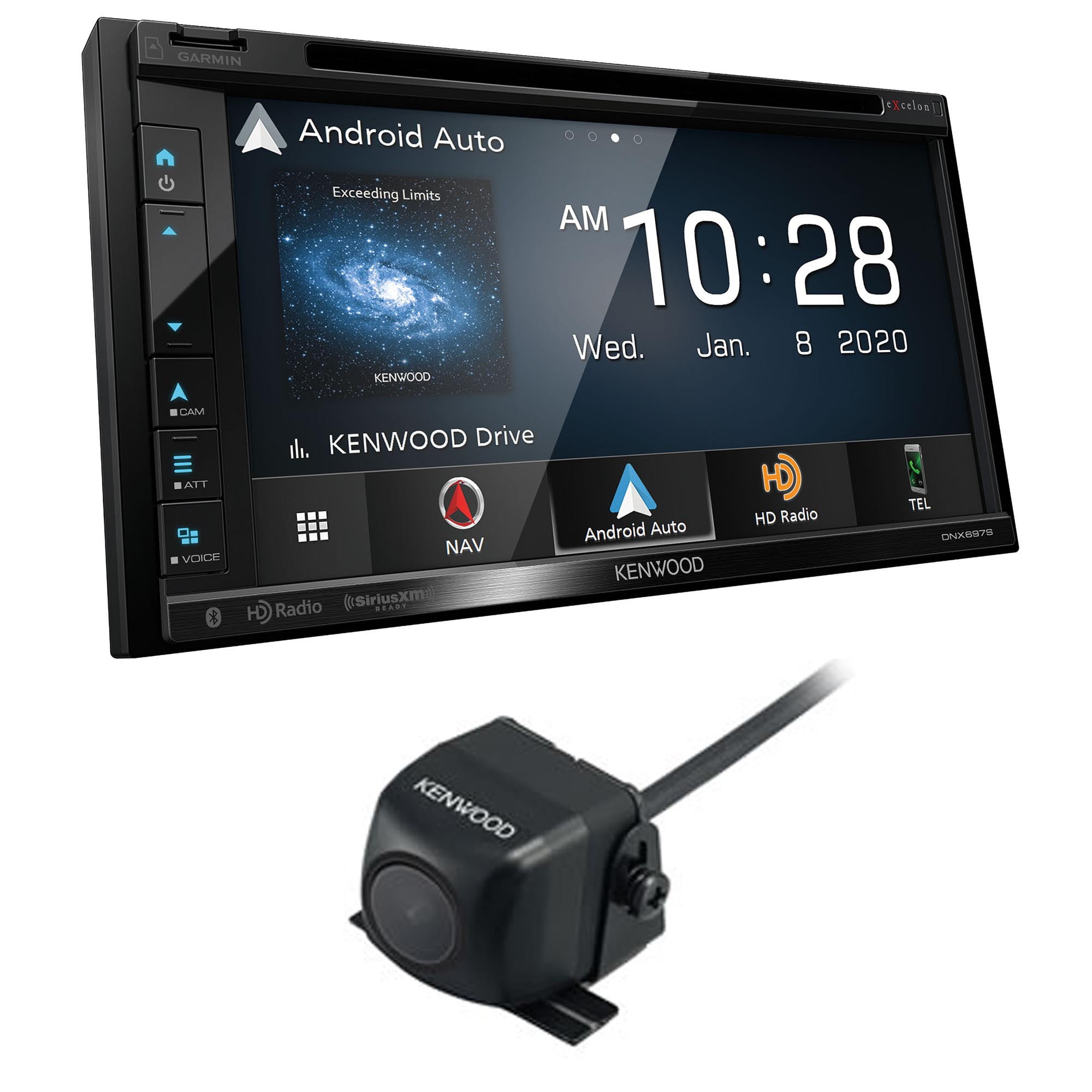 Kenwood DNX697S Navigation Receiver Compatible With Apple CarPlay
