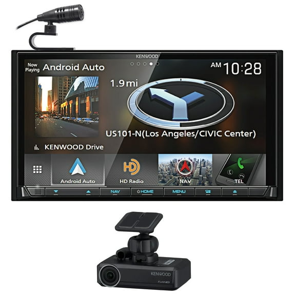 Kenwood DNX875S 6.95" Navigation DVD Bluetooth Receiver iphone/Android+Dash Cam