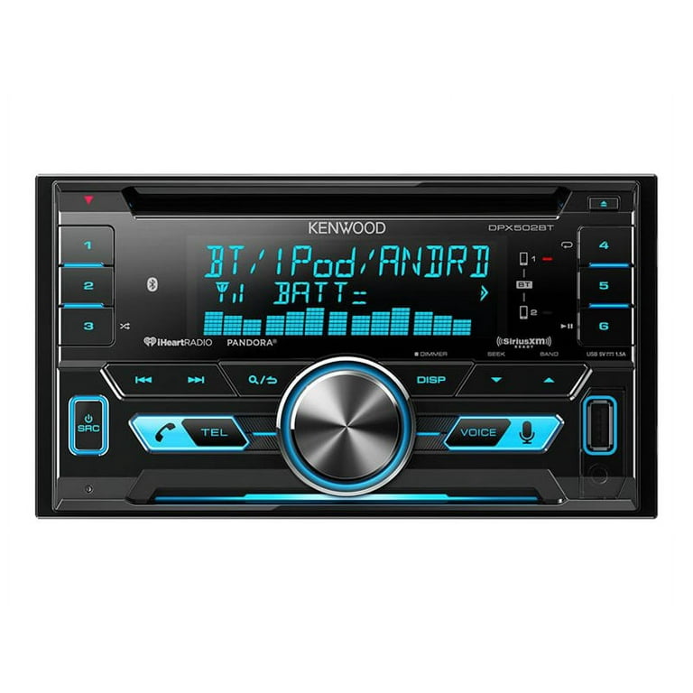 Kenwood DPX-502BT - Car - CD receiver - in-dash - Double-DIN - 50 Watts x 4