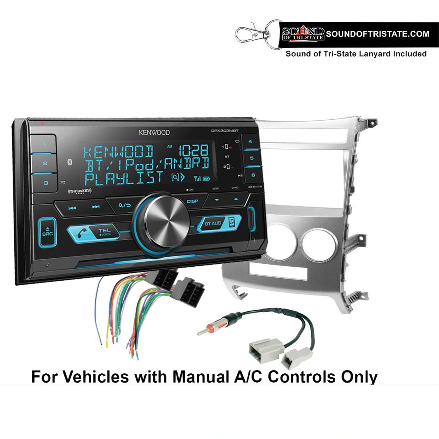 Kenwood DPX303MBT Digital Media Receiver Install Kit Fits 072012