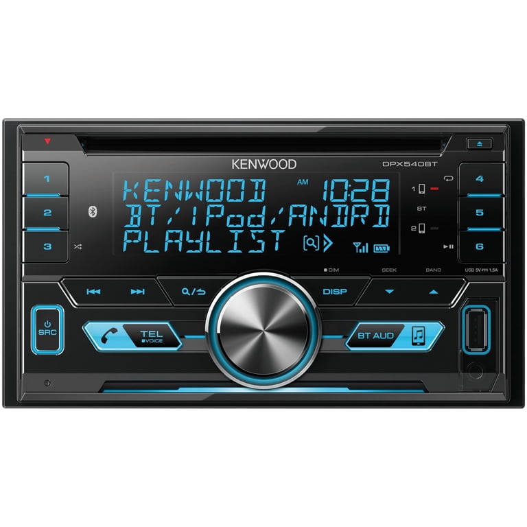 Kenwood DPX540BT Bluetooth Double-Din In-Dash AM/FM Media Receiver