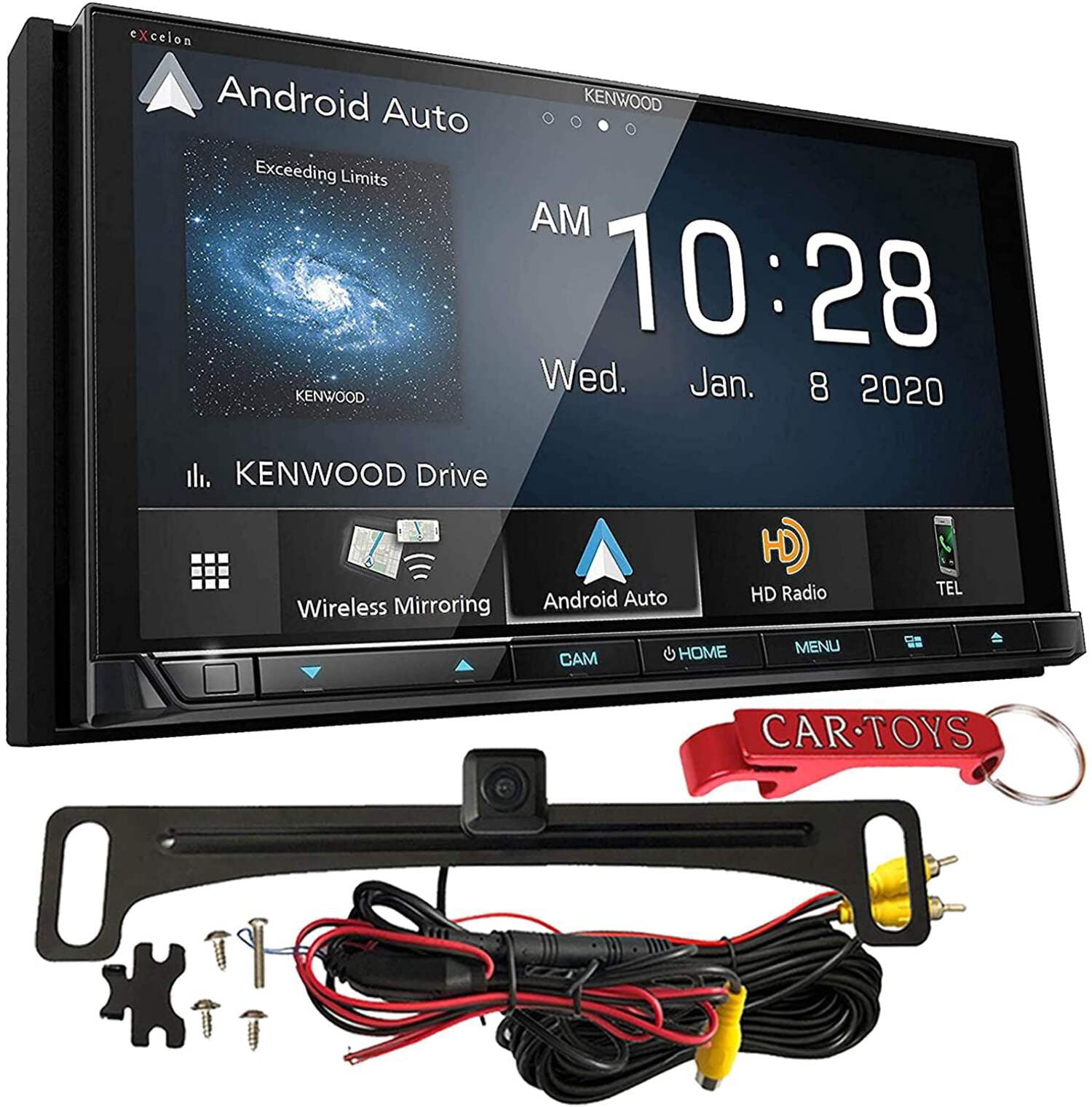 KENWOOD DMX958XR EXCELON 6.8" Full HD Car Stereo Receiver + High-Def Rear Camera Bundle 4 thumbnail image