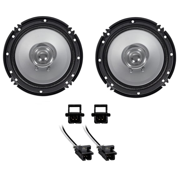Kenwood Front Factory Speaker REPLACE Kit For 2000-2007 Chevrolet Monte Carlo
