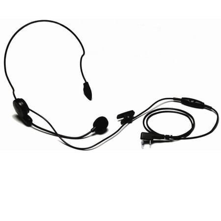 Kenwood Behind The Head Headset With Boom Mic