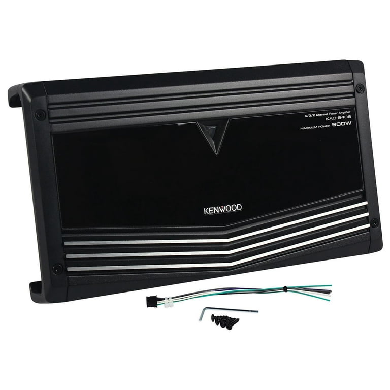 Kenwood KAC-8406 400 Watt RMS 4 Channel Amplifier Car Stereo Kenwood KAC-8406 400 Watt RMS 4 Channel Amplifier Car Stereo