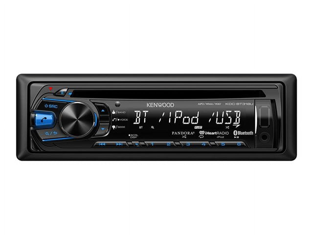 カーオーディオ KENWOOD U318BT Bluetooth CD USB 1DINCD U381BT（生産