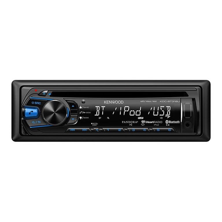 カーオーディオ KENWOOD U318BT Bluetooth CD USB 1DINCD Kenwood KDC-BT318U - Car - CD receiver - in-dash - Single-DIN - 50