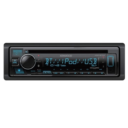 Kenwood KDC-BT34 Single DIN In-Dash AM/FM/CD Receiver with Bluetooth and Amazon Alexa