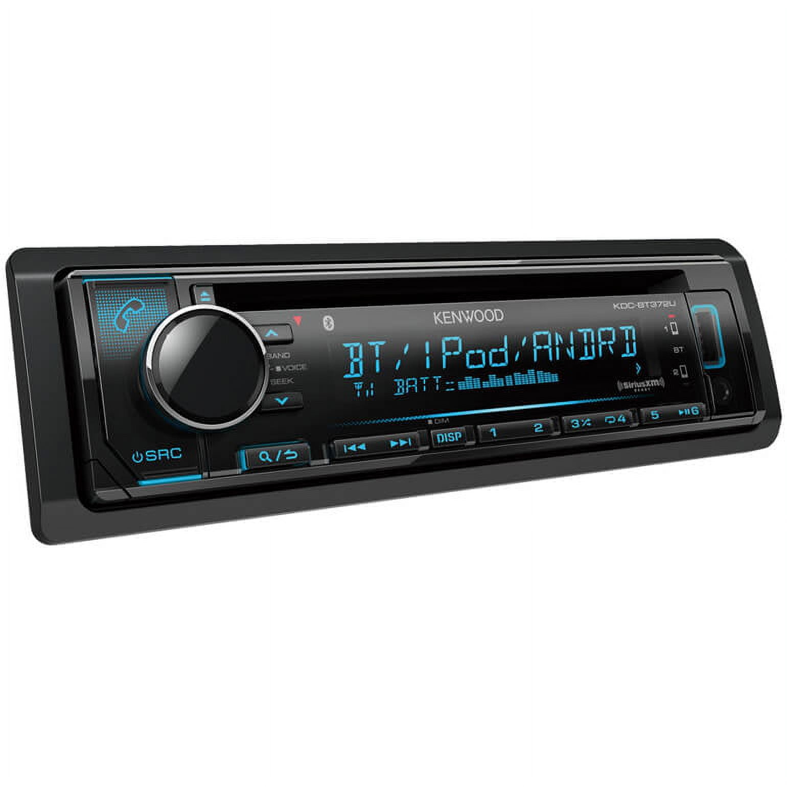 Kenwood KDC-BT372U Single-Din CD Receiver, Bluetooth