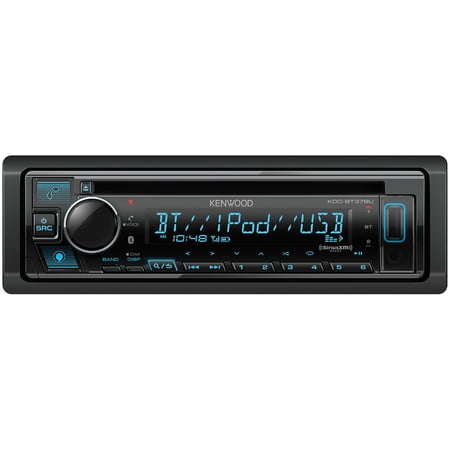 Kenwood KDC-BT378U Single-DIN In-Dash AM/FM/CD Receiver with Bluetooth, Amazon Alexa and SiriusXM Ready