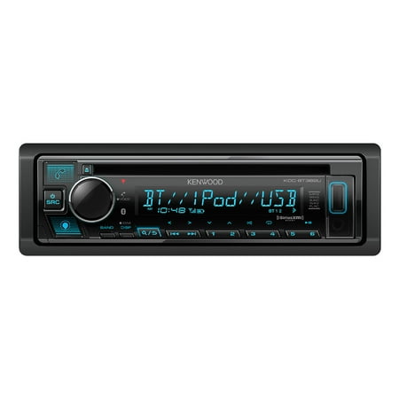 Kenwood - Bluetooth CD/Digital Media (DM) Receiver and Satellite Radio-Ready with Detachable Faceplate - Black
