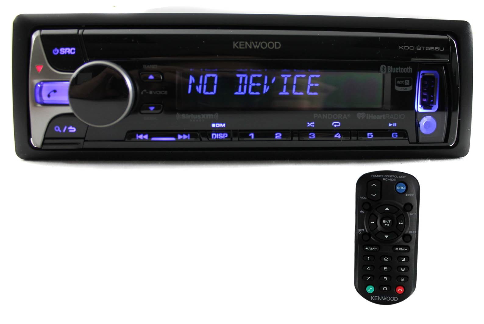 Kenwood KDC-BT565U Car CD/MP3 Player, 88 W RMS, iPod/iPhone