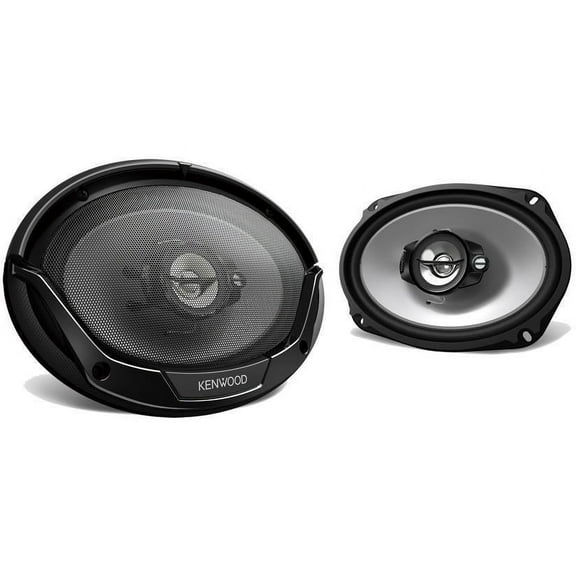 Kenwood KFC-6966S 400W 6" x 9" 3-Way Coaxial Car Stereo Speakers