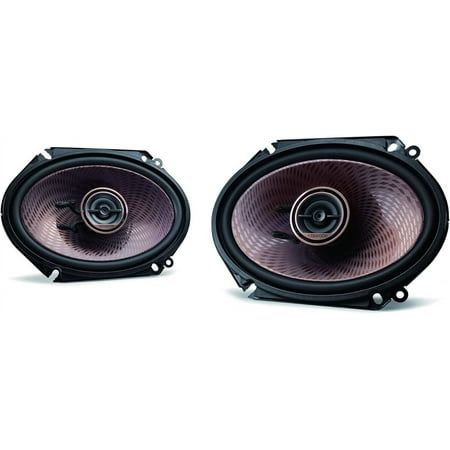 Kenwood - 6" x 8" 2-Way Car Speaker - Black