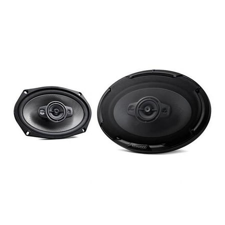 Kenwood - 6" x 9" 5-Way Car Speaker - Black
