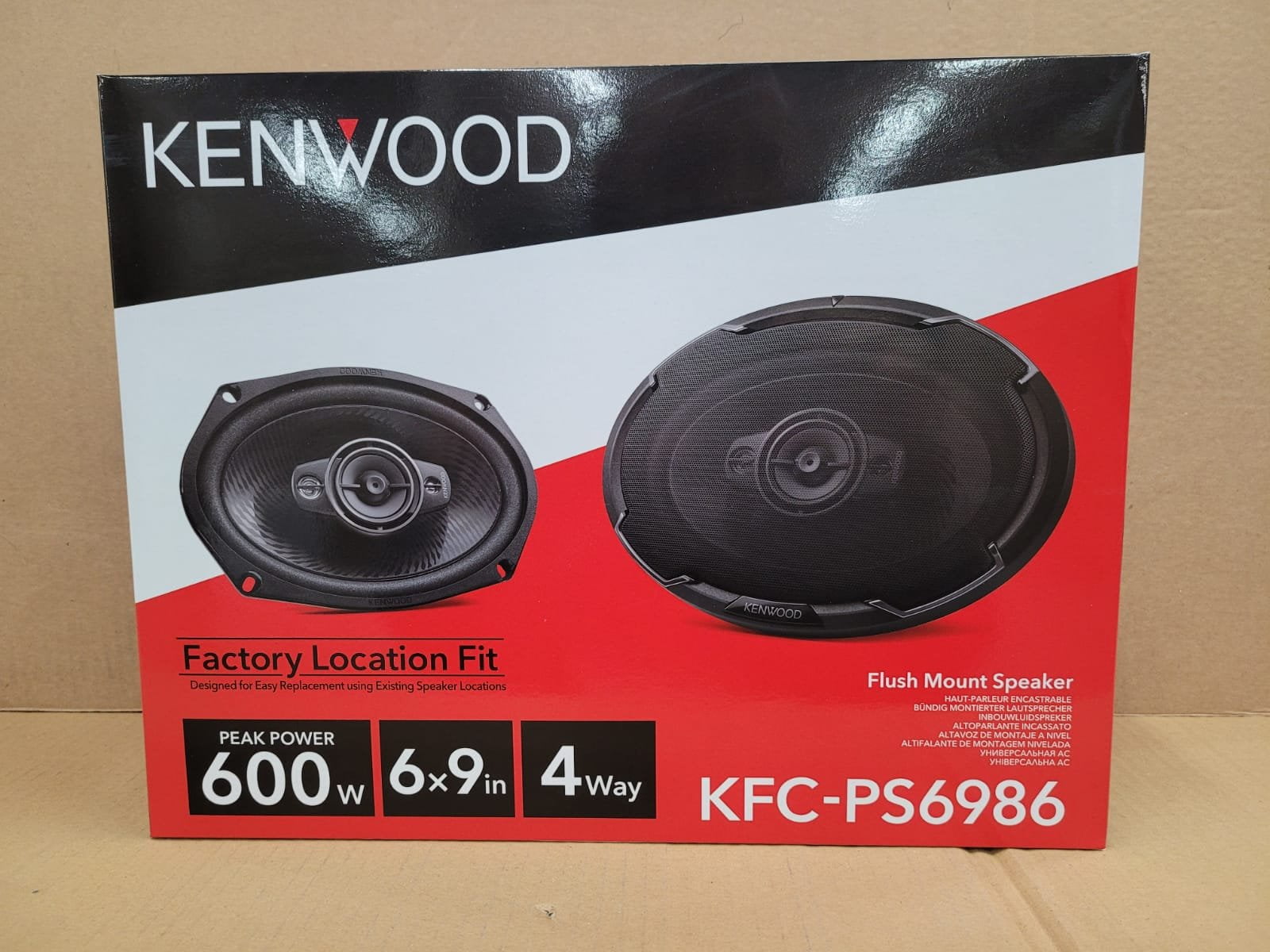 Kenwood KFC-PS6986 Altavoces para Coche 4 Vías 600W