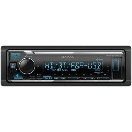 Kenwood KMM-BT728HD Single-Din In-Dash All-Digital Media Receiver With Bluetooth, HD Radio, Electronic Voice Assistant, And Siriusxm Ready