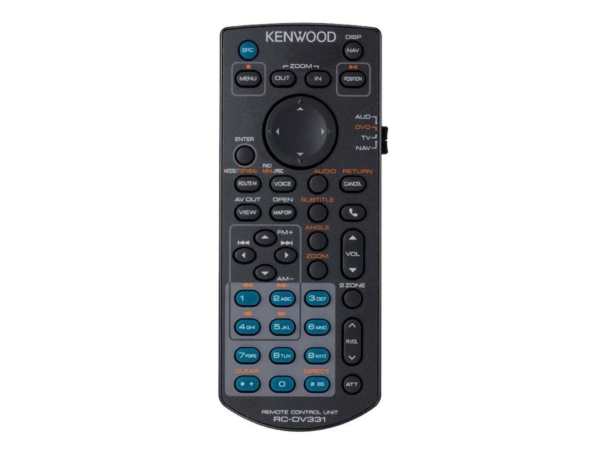 Kenwood KNARCDV331 Remote control 10 buttons infrared for
