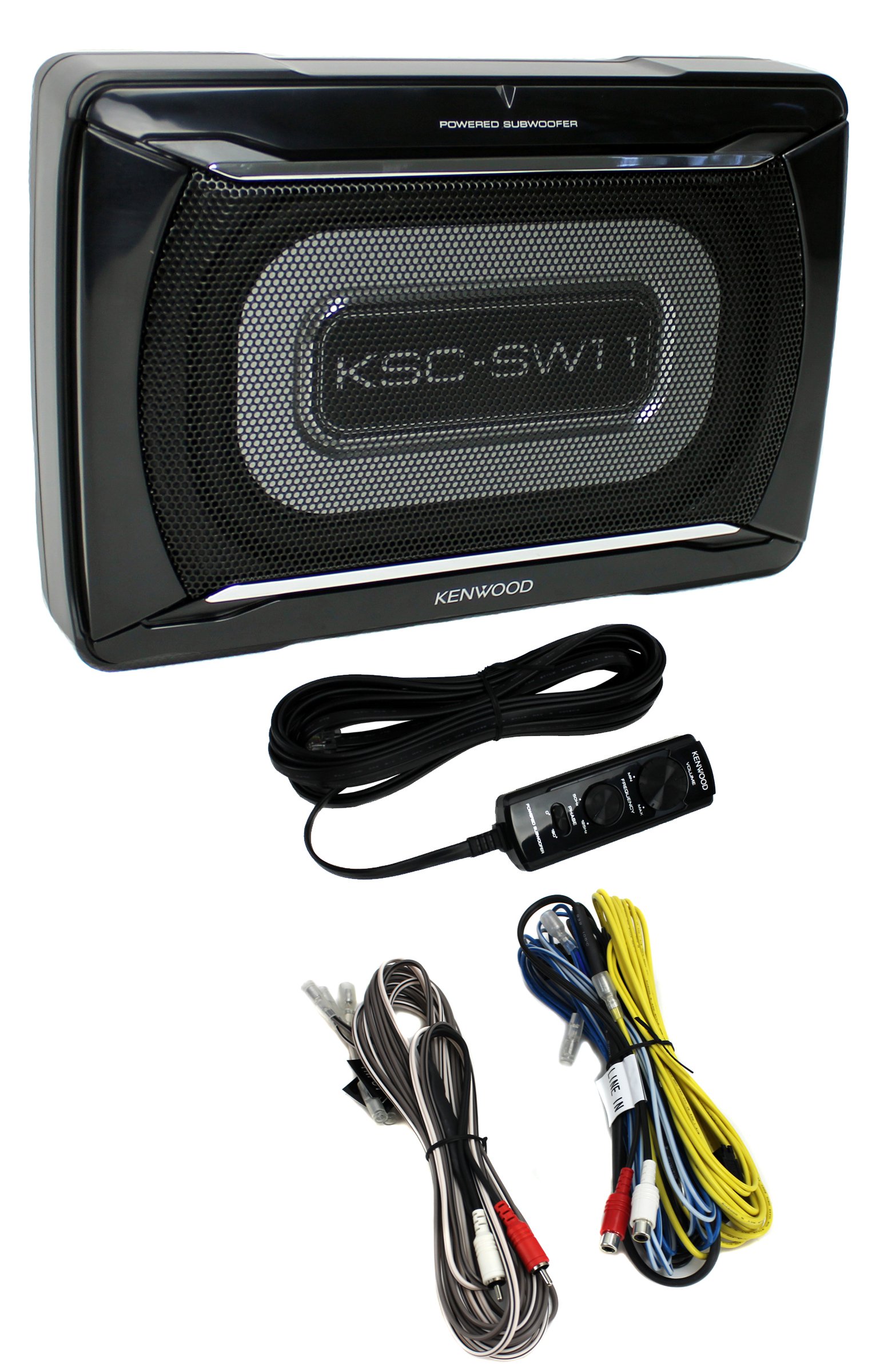 Kenwood KSC-SW11 150-Watt Compact Powered Subwoofer with Remote - image 1 of 10