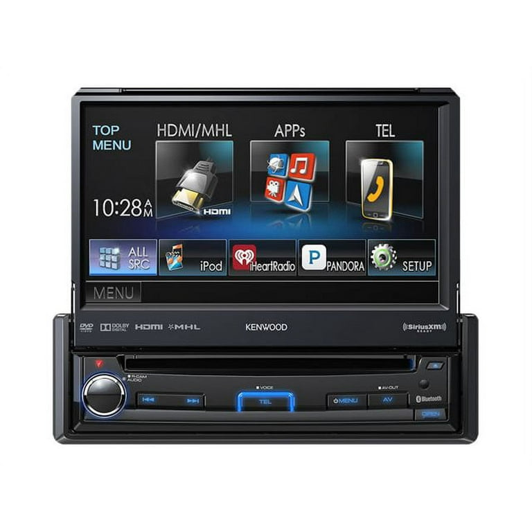 Kenwood KVT 7012BT DVD receiver display 7