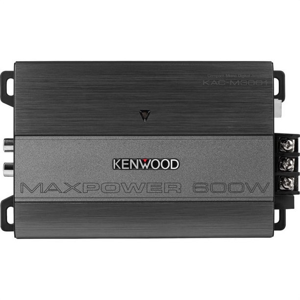 Kenwood KACM3001 600W Class D Monoblock Compact Digital Car/ATV/Marine