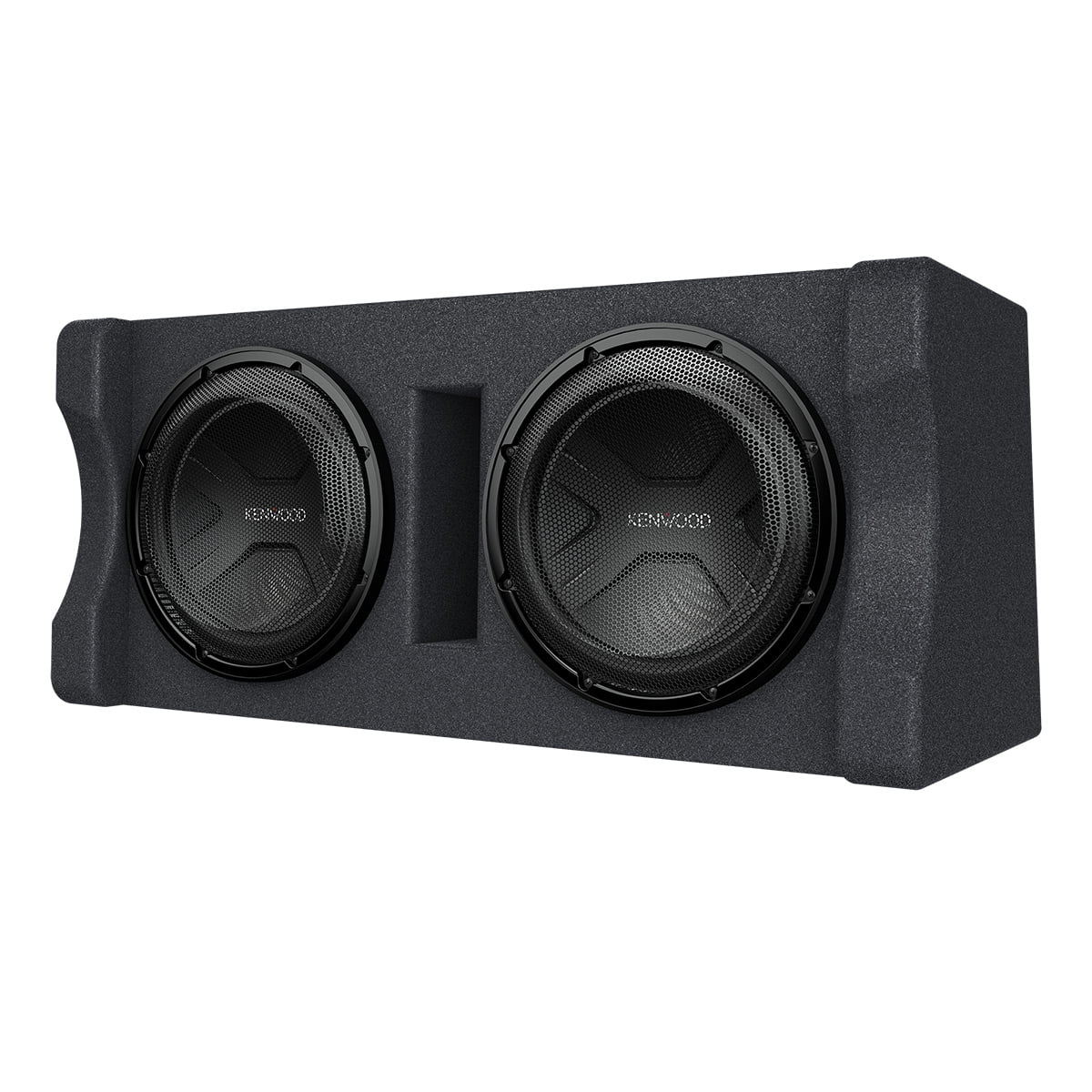 Kenwood P-W3021D Dual 12" Loaded Subwoofer Enclosure
