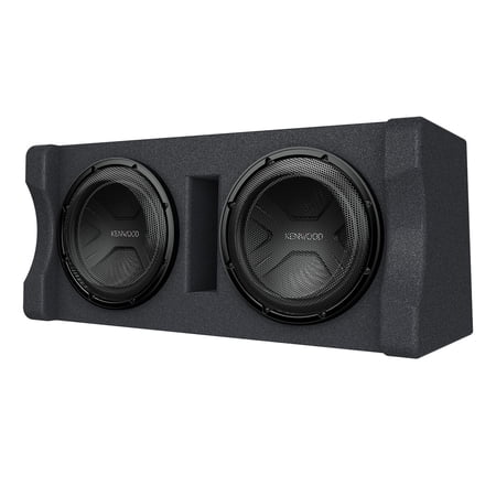 Kenwood P-W3021D Dual 12" Loaded Subwoofer Enclosure