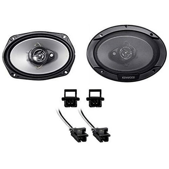 Kenwood Rear Factory Speaker Replacement for 1997-2003 Chevrolet Chevy Malibu