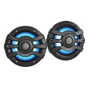 Kenwood XM77BL 7.7 Inch 2 Way Marine & Powersports Coaxial Speakers - Pair Black