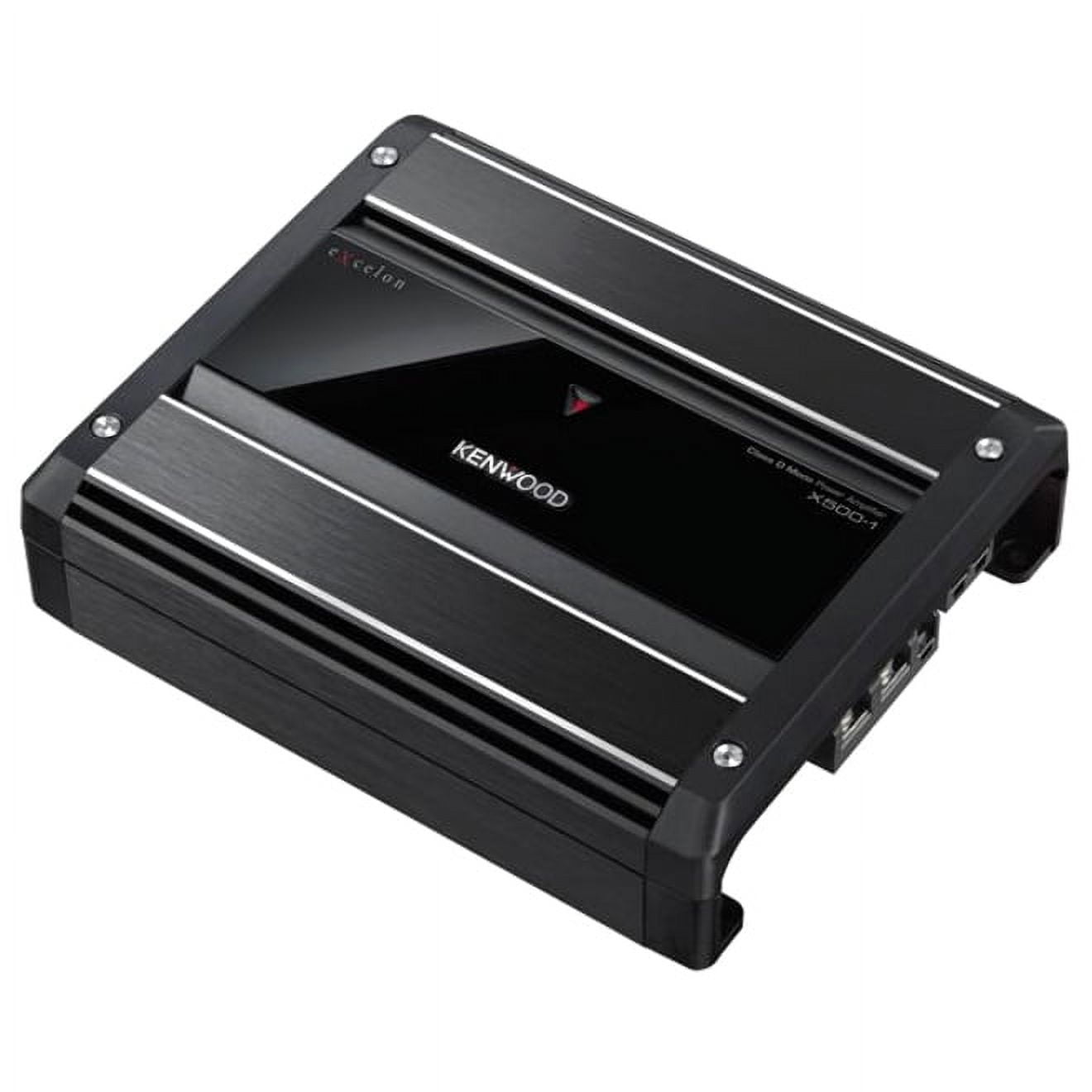 Kenwood eXcelon X X500-1 Car Amplifier, 1000 W PMPO, 1 Channel, Class D