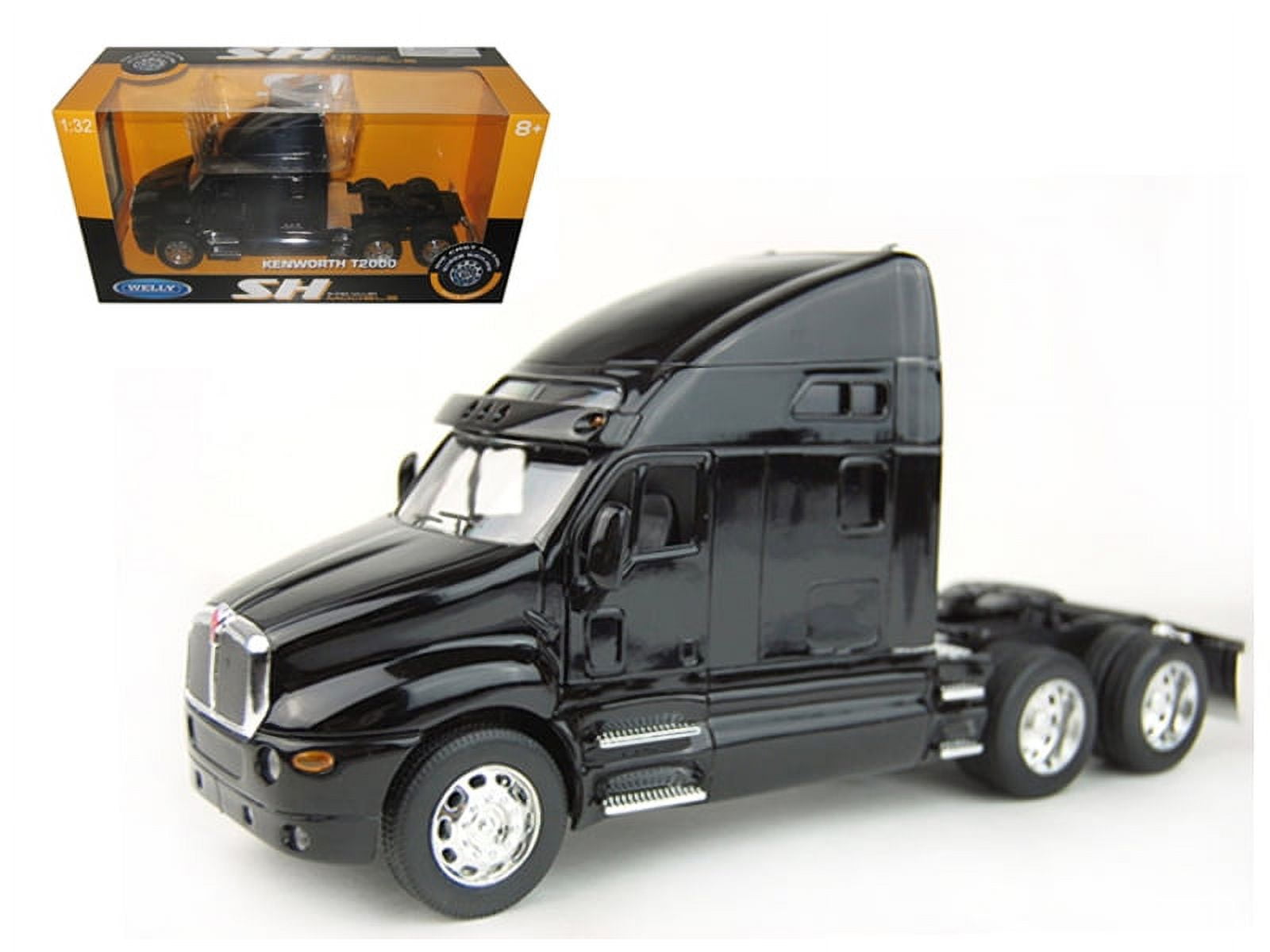 Kenworth T2000 Cab Black 1/32 Diecast Model by Welly - Walmart.com