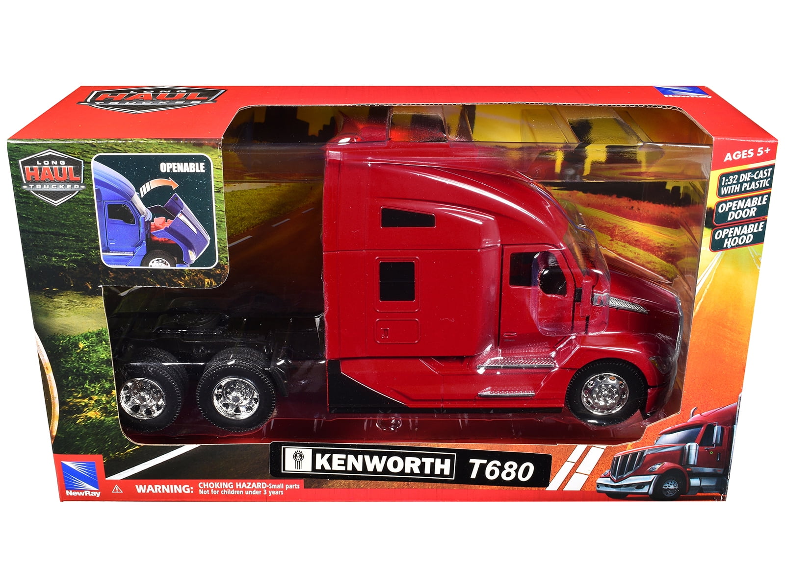 Kenworth T680 Truck Tractor Red 