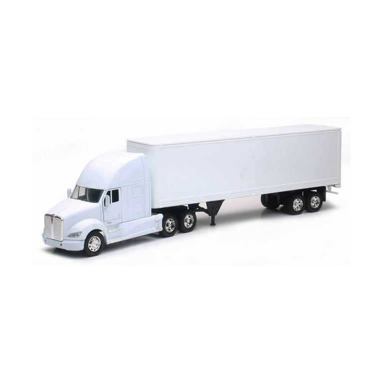 Kenworth T700 Diecast Long Hauler Toy, White - New Ray SS-10273