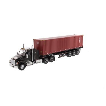 1:50 Scale International Lonestar Truck With Trailer - Diecast Masters Collector Model