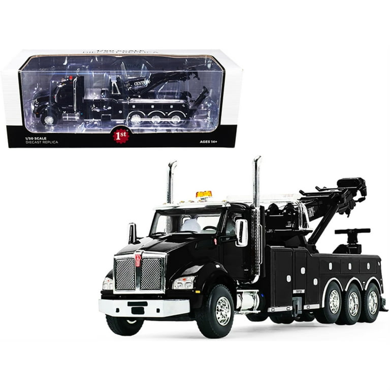 Kenworth T880 with Century Model 1060 Rotator Wrecker Tow Truck Black 1 50 Diecast Model by First Gear Walmart