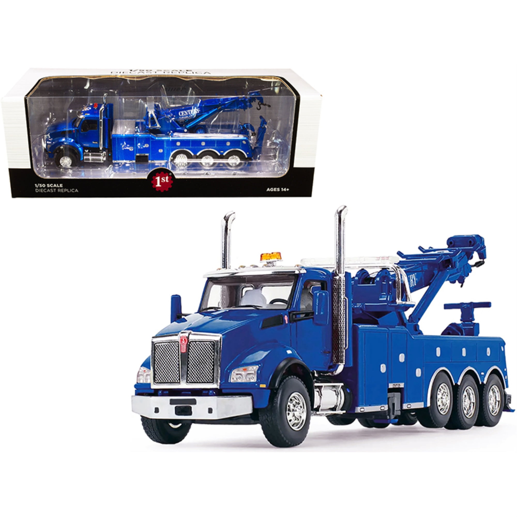 レッカー1/50 ケンワース T880 1/50 Surf Blue Kenworth T880 with Century 1060 Rotator