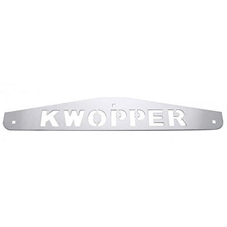 Kenworth Trucks Semi Truck 24" x 4" Chrome Plated Steel Mud Flap Weights-Set