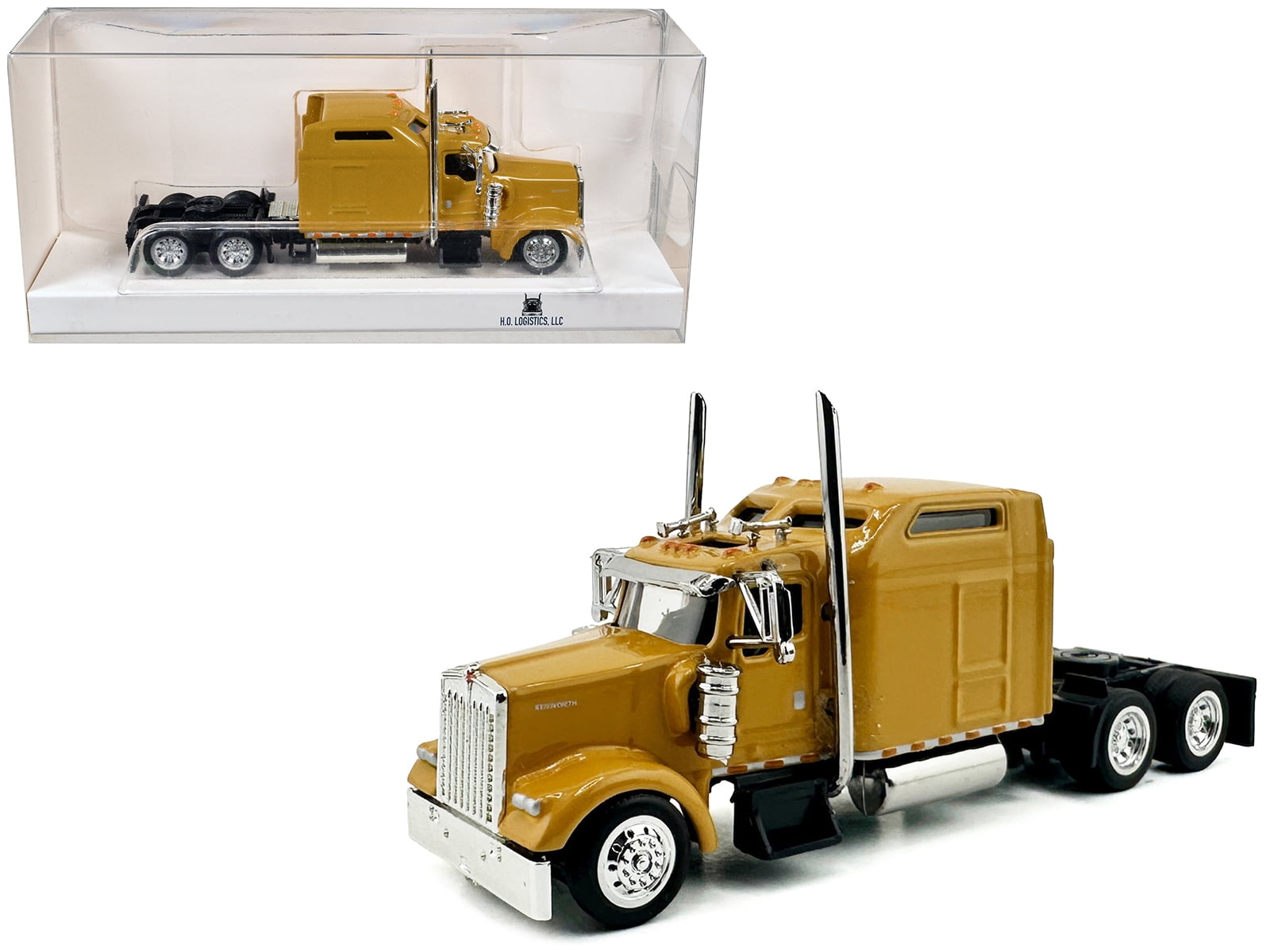 Modellino Kenworth W990 Stand Up Cab HO Logistics 1/87 - Nero, Plastica, Scala HO, Nuovo - 4