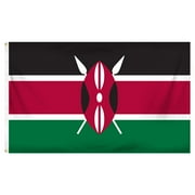 Kenya 3ft x 5ft Printed Polyester Flag