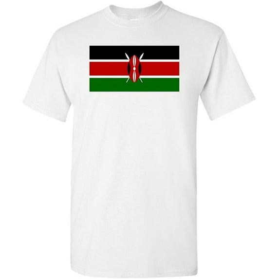 Kenya Country Flag Adult DT T-Shirt Tee