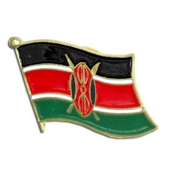 Kenya Country Flag Bike Motorcycle Hat Cap lapel Pin