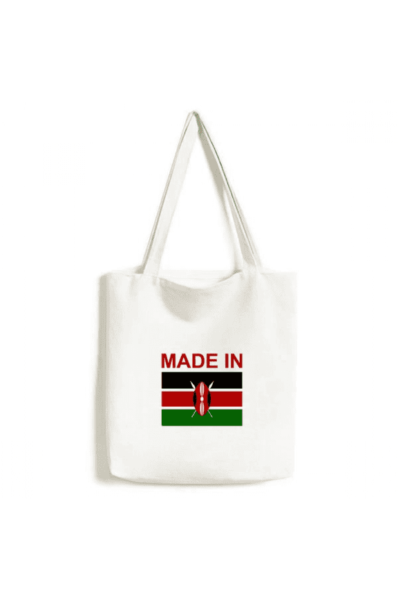 Kenya Country Love Tote Canvas Bag Shopping Satchel Casual Handbag