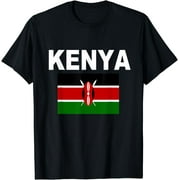 Kenya Flag T-Shirt Cool Kenyan Flags Gift Top Tee