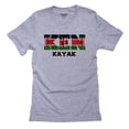 thumbnail image 1 of Kenya Kayak - Olympic Games - Rio - Flag Men's Grey T-Shirt, 1 of 2