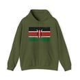 thumbnail image 1 of Kenya Kenyan Pride Flag Hoodie, Gifts, Hooded Sweatshirt, 1 of 4