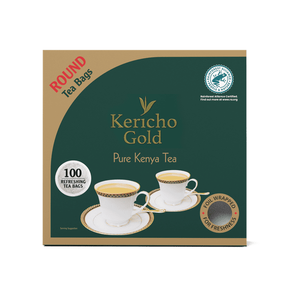 Kenya Kericho 100 Unit Round Tea Bags (Pack Of 10 Box)