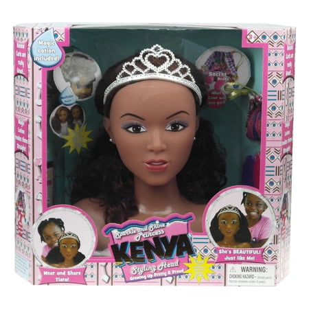 Kenya Sparkle And Shine Styling Head Princess, Fairy & Magic Doll