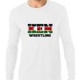 thumbnail image 1 of Kenya Wrestling - Olympic Games - Rio - Flag Men's Long Sleeve T-Shirt, 1 of 2